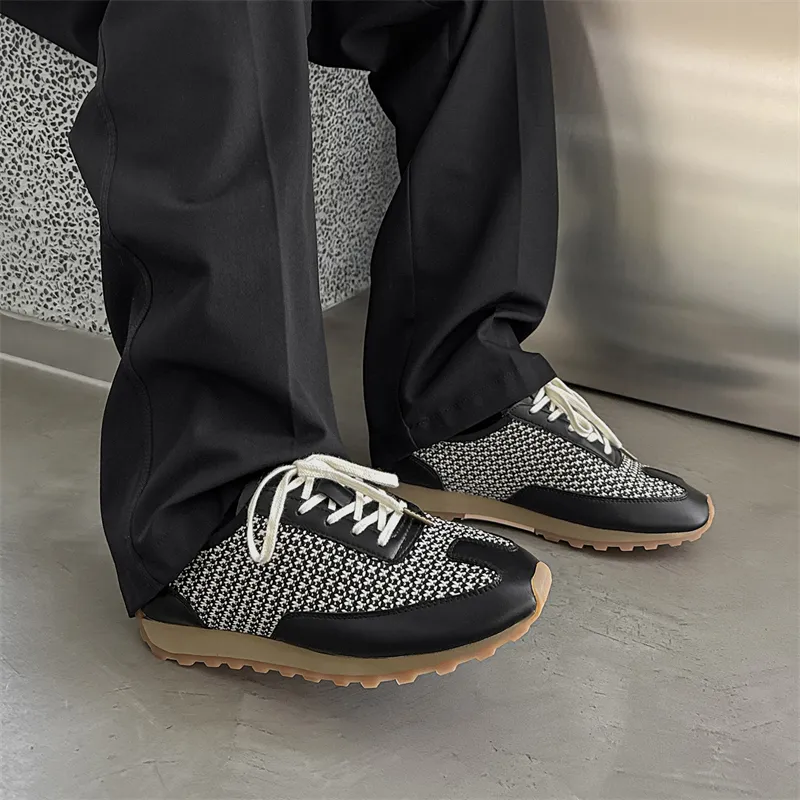 WEISHIBANGWEI Low Top Casual Shoes Unisex Black-3