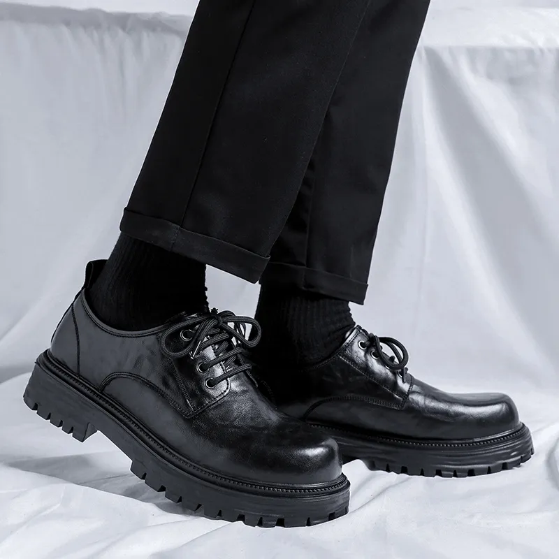 WEISHIBANGWEI Casual Shoes Men's Black-6