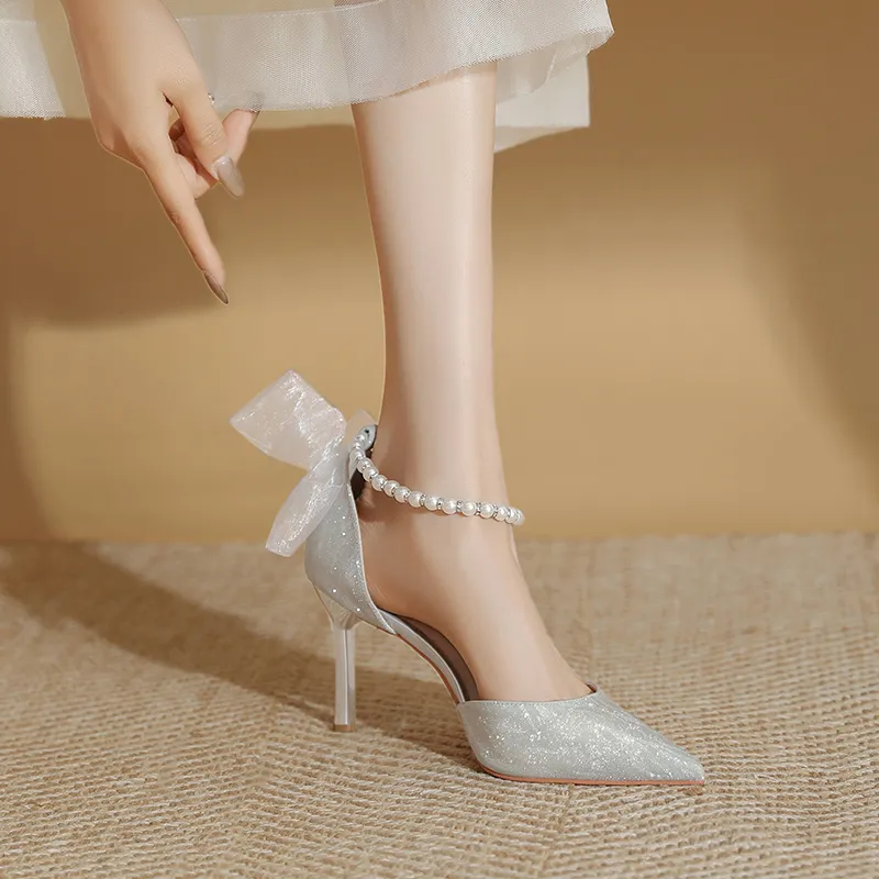 WEISHIBANGWEI Slim Heel High Heels Women's-12