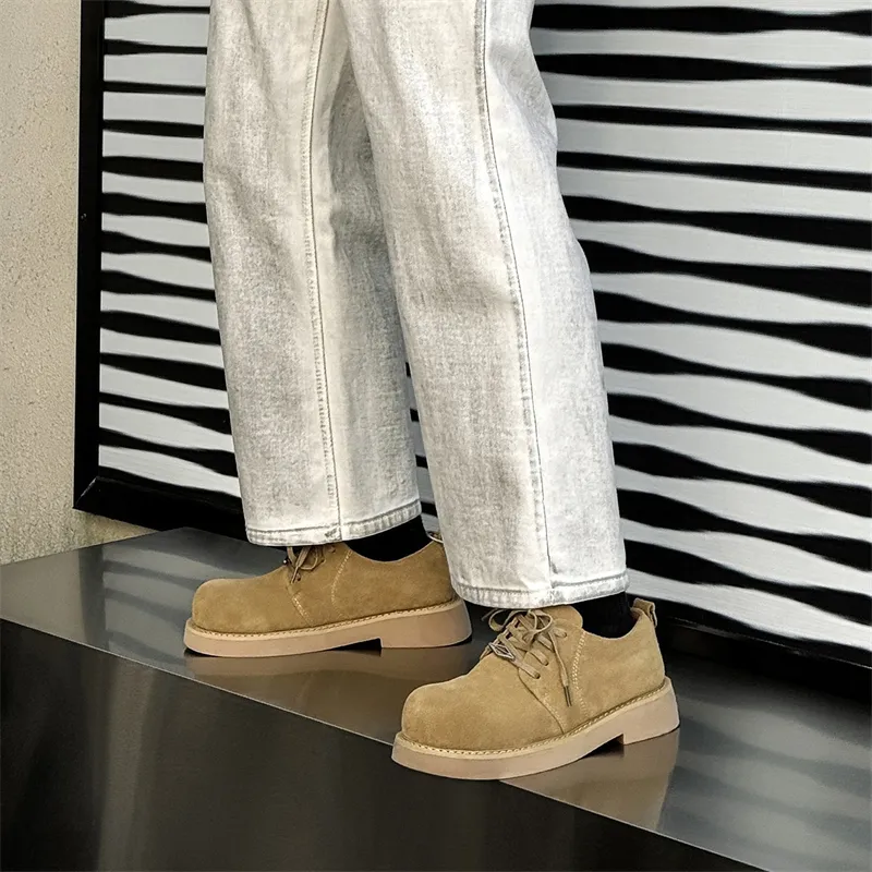 WEISHIBANGWEI Casual Shoes Men's Yellow-7
