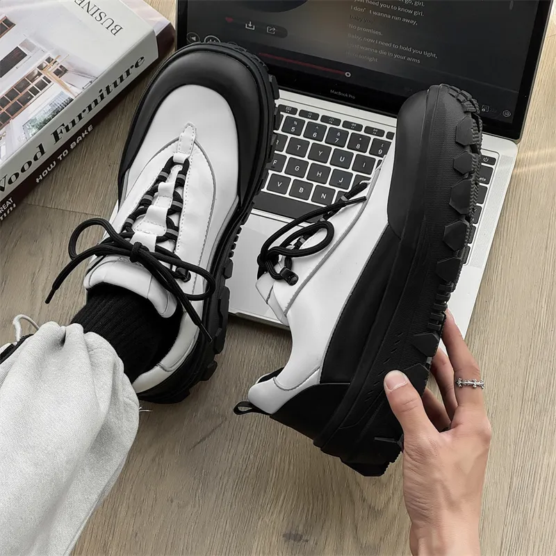 WEISHIBANGWEI Casual Shoes Men's White-3