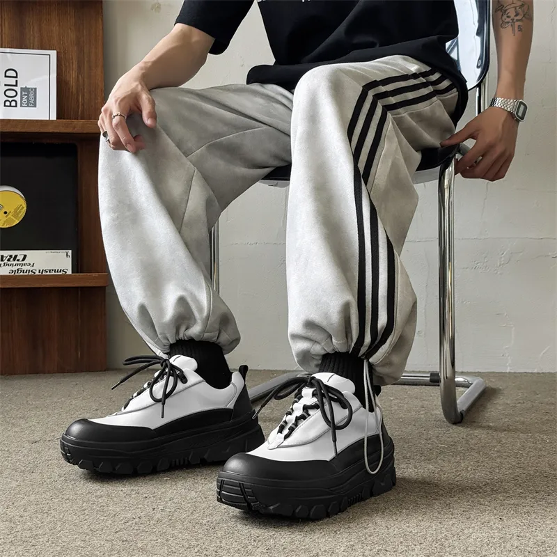 WEISHIBANGWEI Casual Shoes Men's White-5
