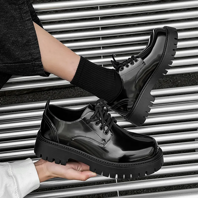 WEISHIBANGWEI Casual Shoes Men's Black-3