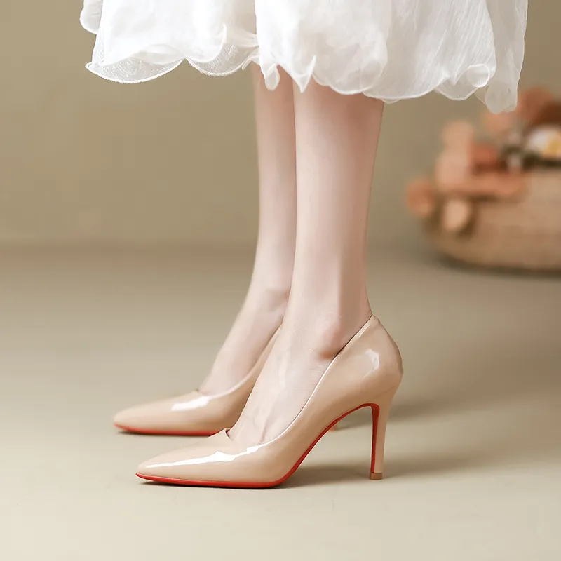 WEISHIBANGWEI Slim Heel High Heels Women's-9