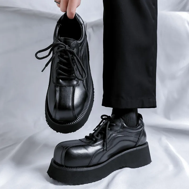 WEISHIBANGWEI Casual Shoes Men's Black-3
