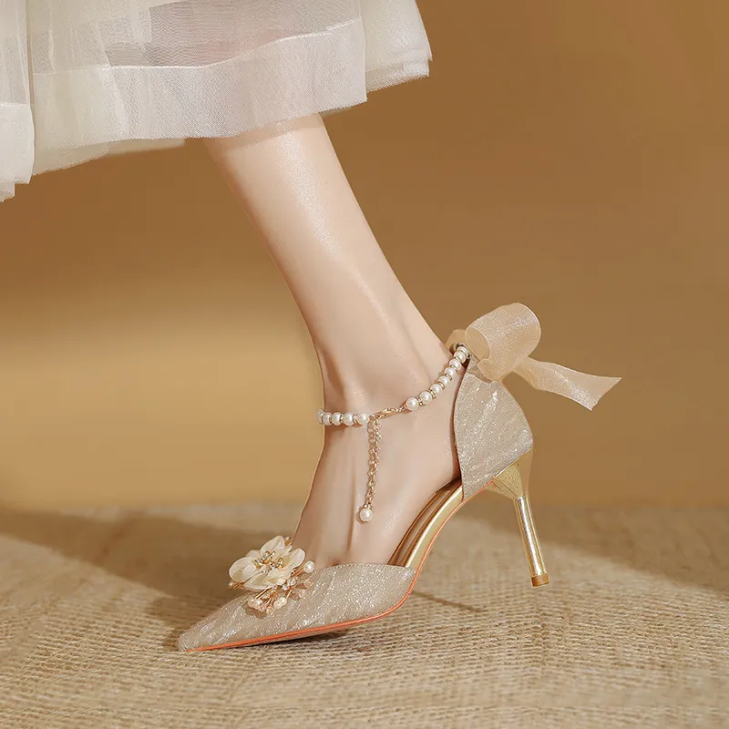 WEISHIBANGWEI Slim Heel High Heels Women's-7