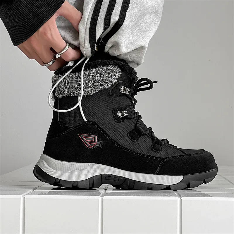 WEISHIBANGWEI Warm Anti Slip And Wear Resistant Short Snow Boots Unisex-5