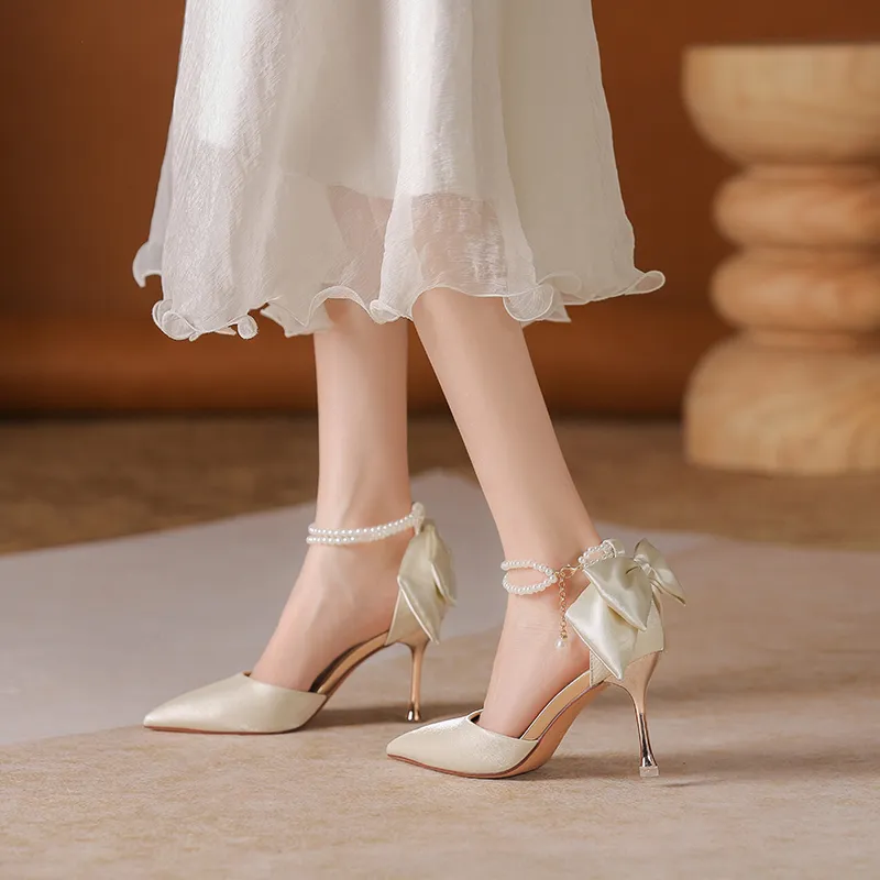 WEISHIBANGWEI Slim Heel High Heels Women's-8