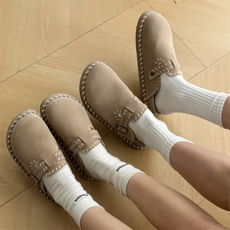 WEISHIBANGWEI Rubber Sole Slip Resistant Closed Toe Slippers Unisex Sand-2