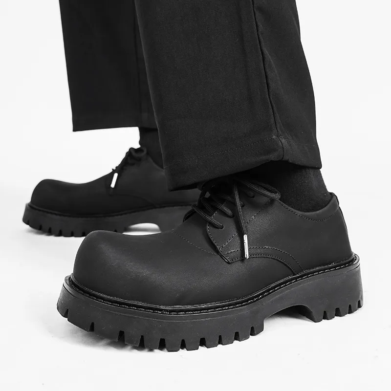 WEISHIBANGWEI Casual Shoes Men's Black-5