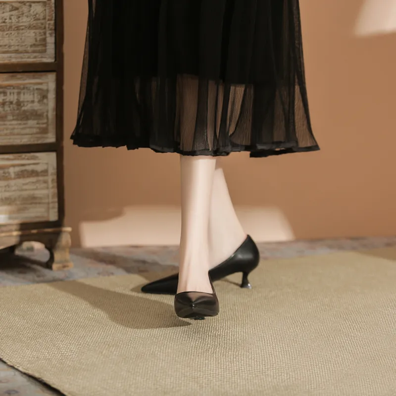 WEISHIBANGWEI Slim Heel High Heels Women's-1