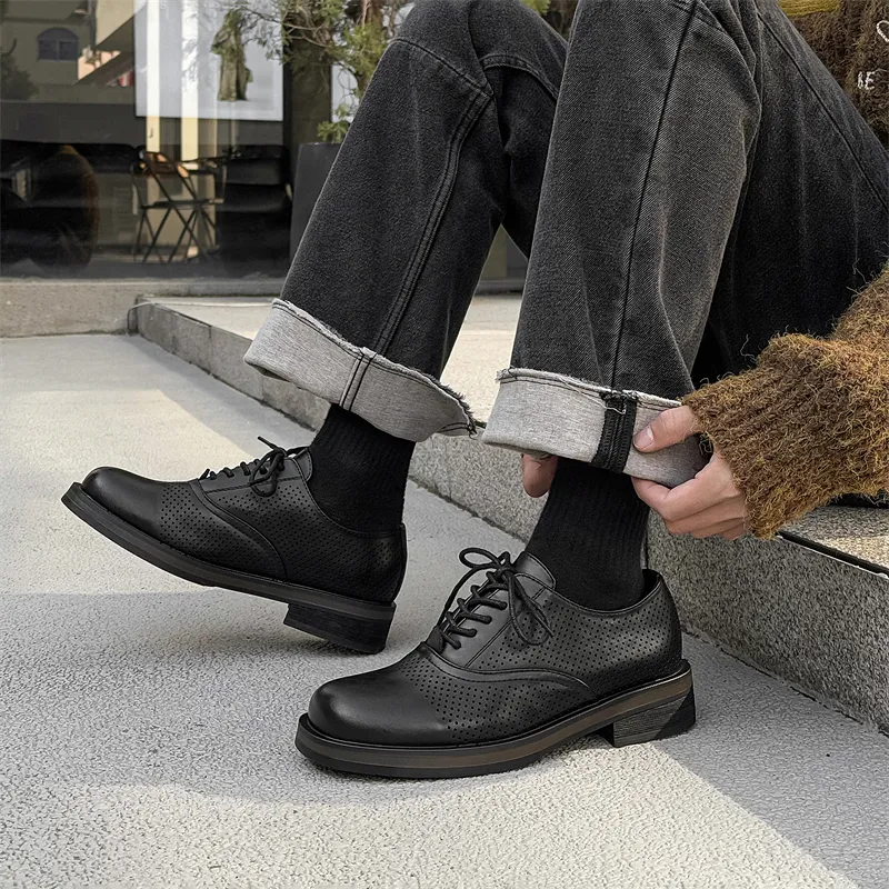 WEISHIBANGWEI Height Increasing Low-Top Casual Shoes Unisex-5
