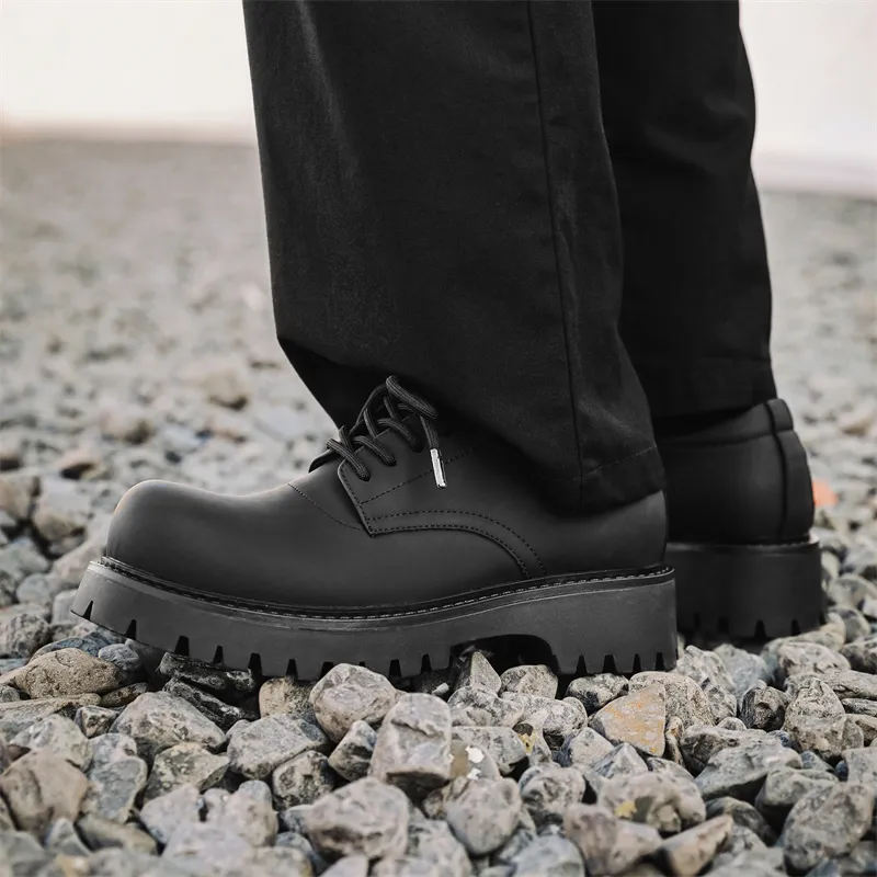 WEISHIBANGWEI Casual Shoes Men's Black-6