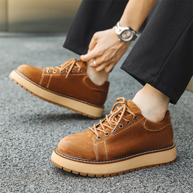 WEISHIBANGWEI Men's Casual Shoes Men Low Top-12