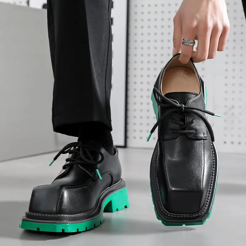 WEISHIBANGWEI Casual Shoes Men's Black-8