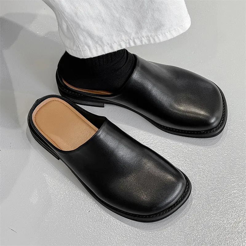 WEISHIBANGWEI Closed Toe Slippers Unisex Black-1