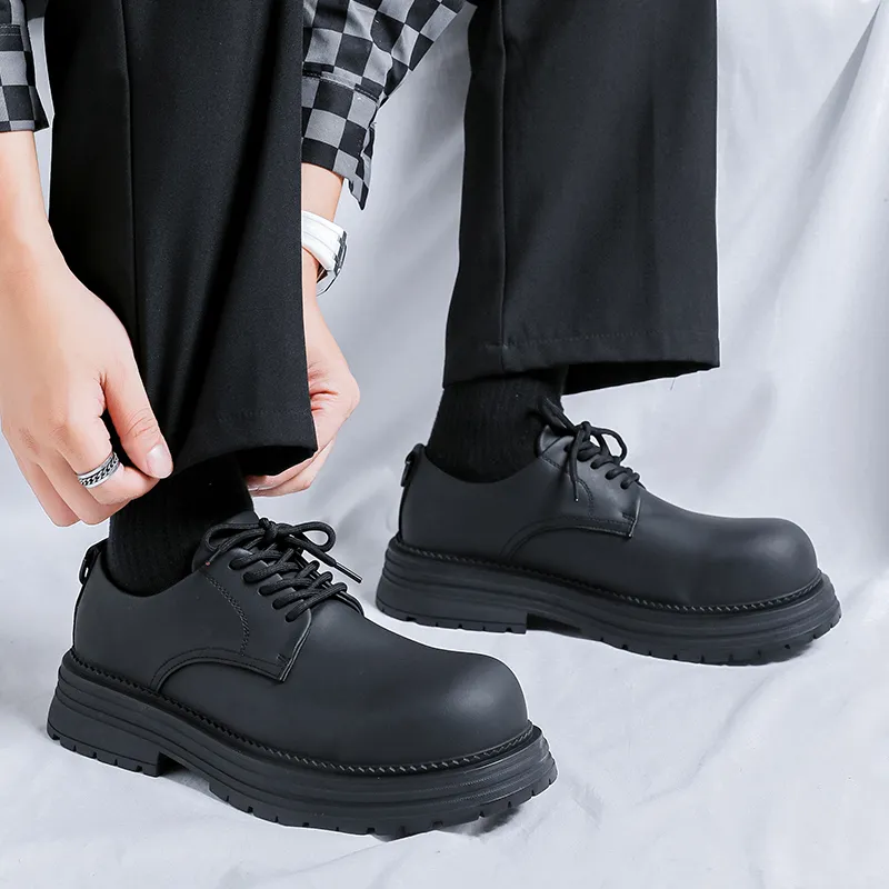 WEISHIBANGWEI Casual Shoes Men's Black-3