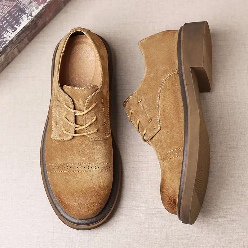 WEISHIBANGWEI Casual Shoes Men's Yellow-1