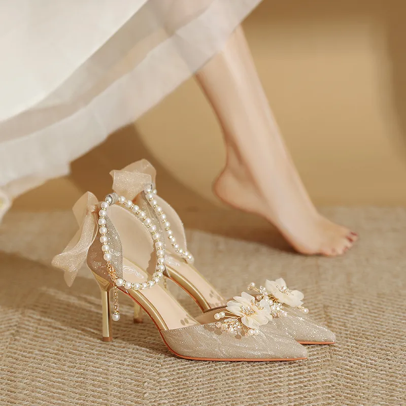 WEISHIBANGWEI Slim Heel High Heels Women's-12