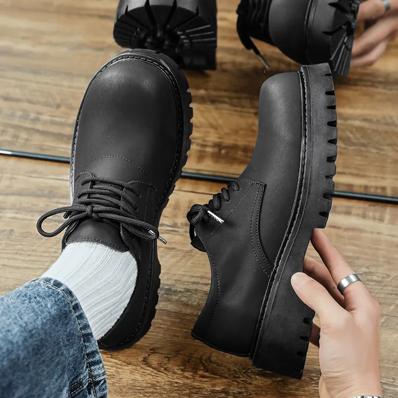 WEISHIBANGWEI Casual Shoes Men's Black-1