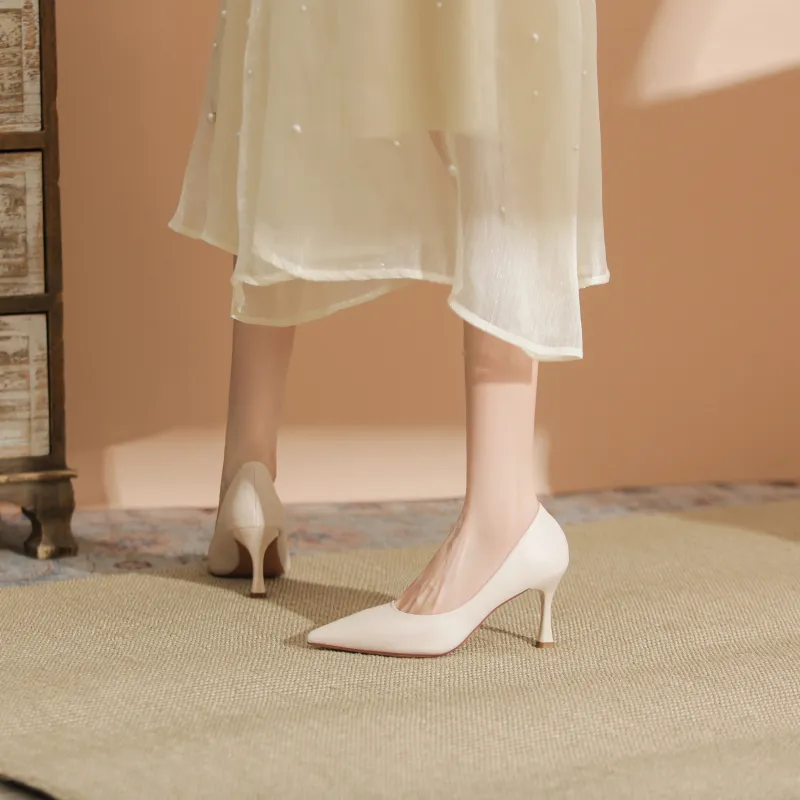 WEISHIBANGWEI Slim Heel High Heels Women's-10