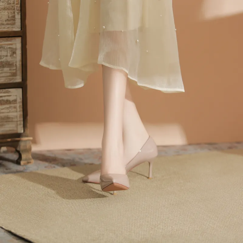 WEISHIBANGWEI Slim Heel High Heels 5.5CM7.5CM Women's-5