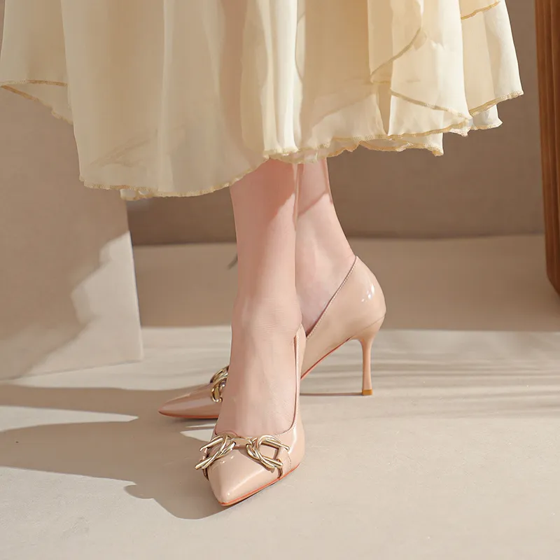 WEISHIBANGWEI Slim Heel High Heels Women's-9