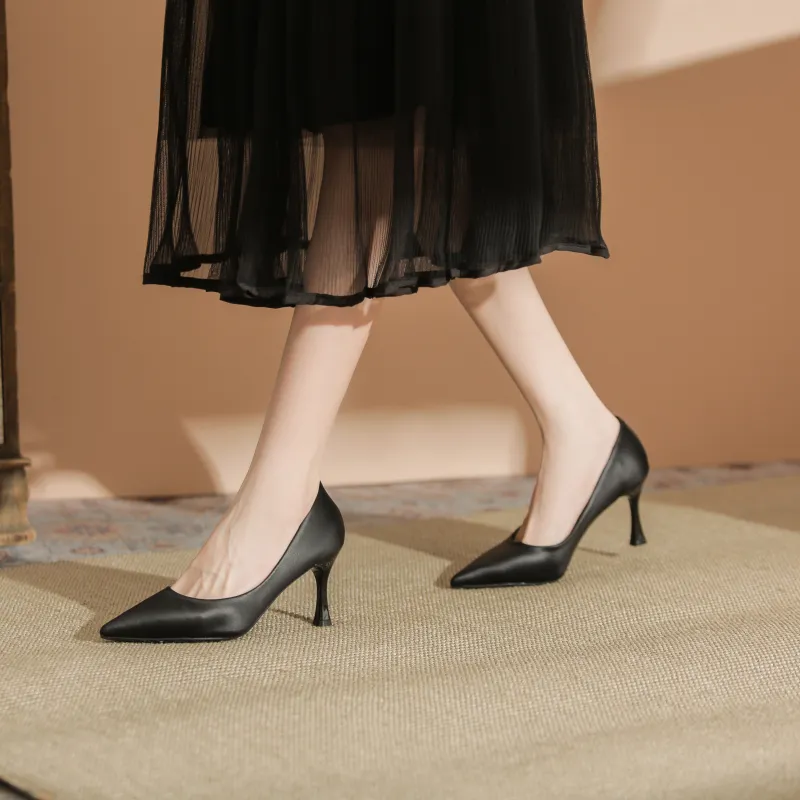 WEISHIBANGWEI Slim Heel High Heels Women's-15