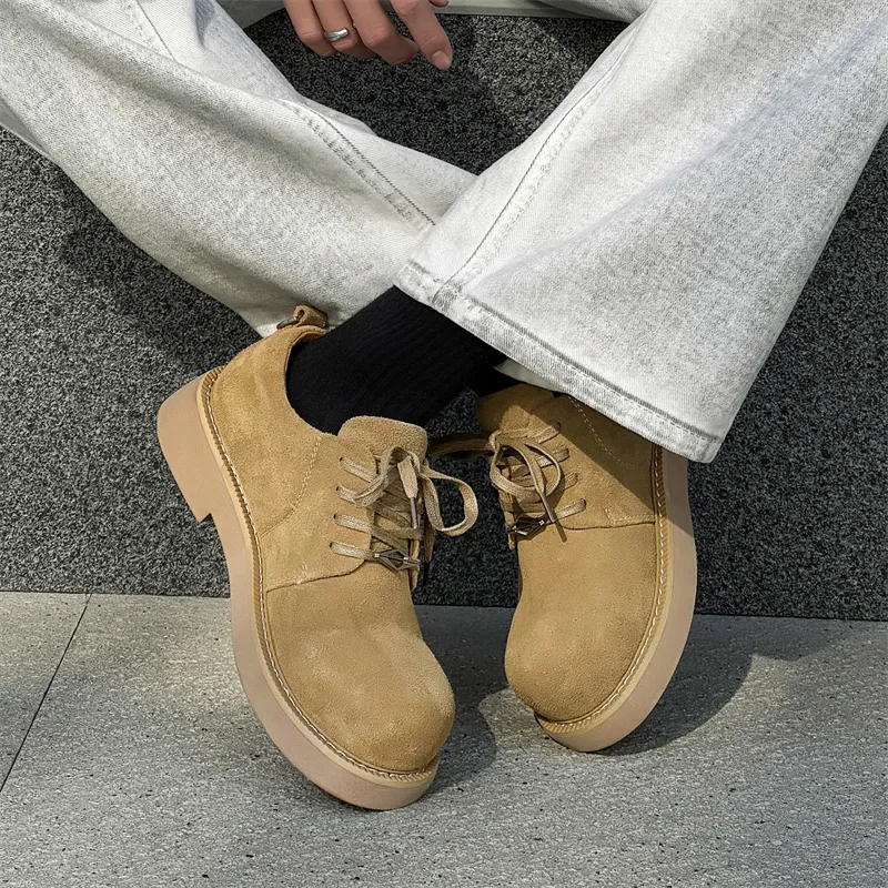 WEISHIBANGWEI Casual Shoes Men's Yellow-6