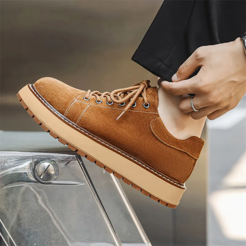 WEISHIBANGWEI Men's Casual Shoes Men Low Top-11