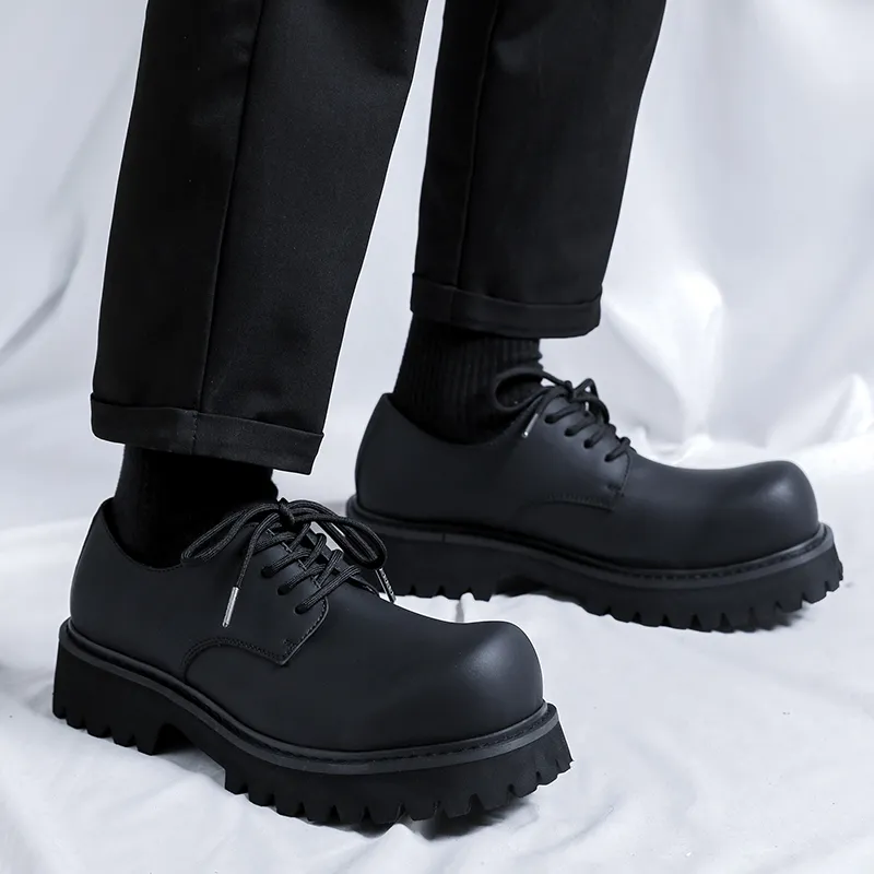 WEISHIBANGWEI Casual Shoes Men's Black-5