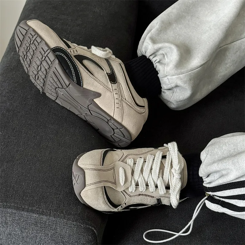 WEISHIBANGWEI Low Top Casual Shoes Men's Sand-5
