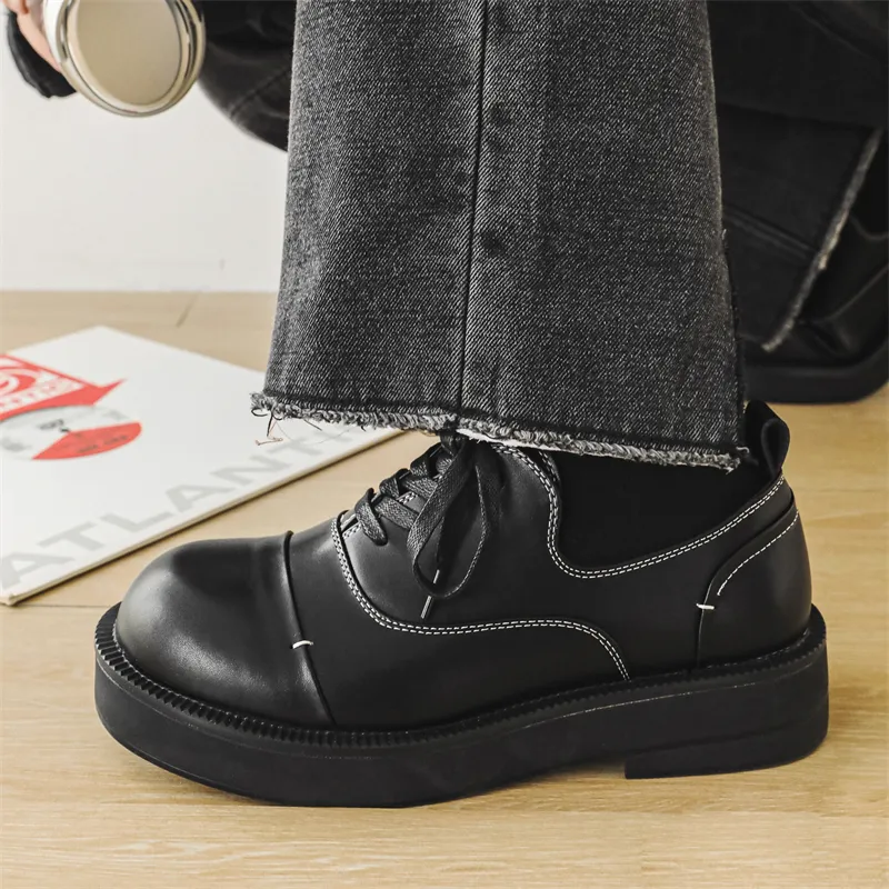 WEISHIBANGWEI Casual Shoes Men's Black-5