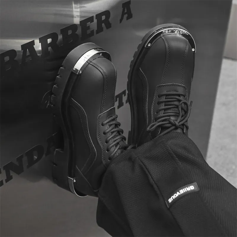 WEISHIBANGWEI Casual Shoes Men's Black-22