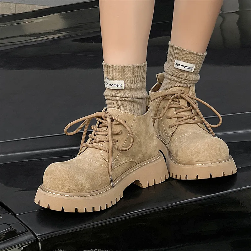 WEISHIBANGWEI Ankle Boots Unisex Yellow-9