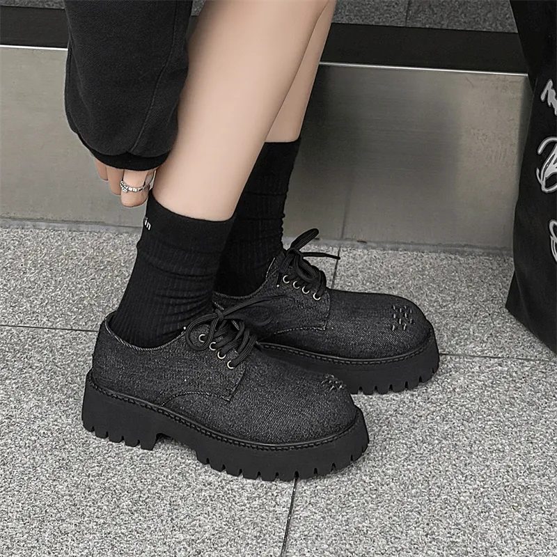 WEISHIBANGWEI Height Increasing Low Top Casual Shoes Unisex Black-6