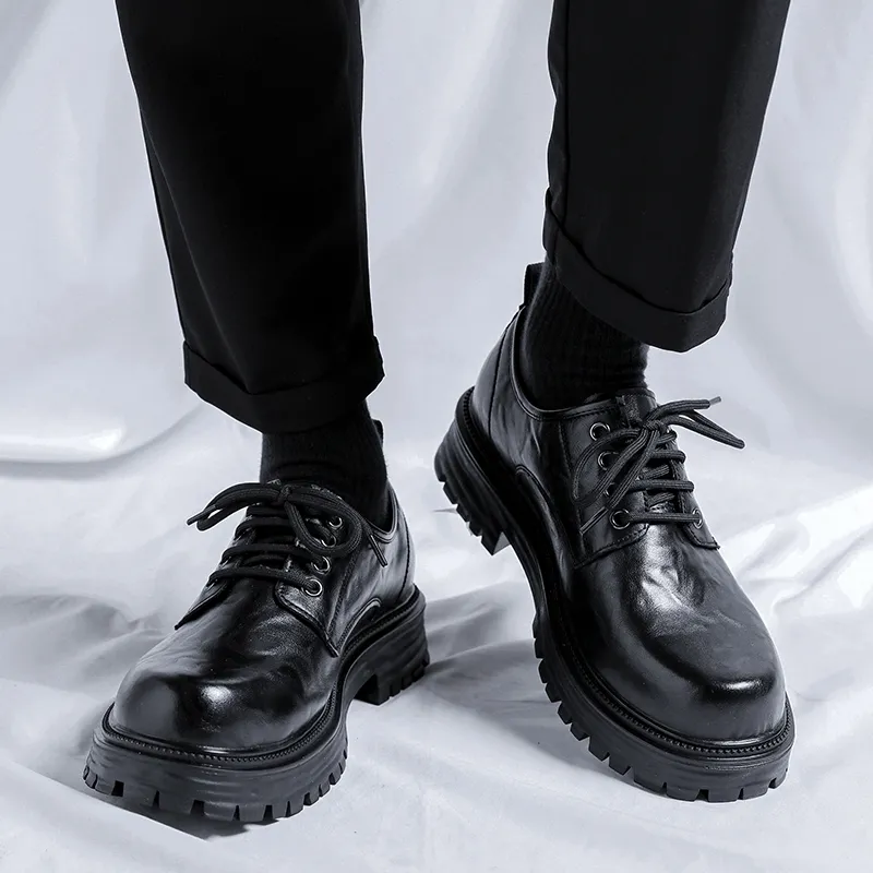 WEISHIBANGWEI Casual Shoes Men's Black-7