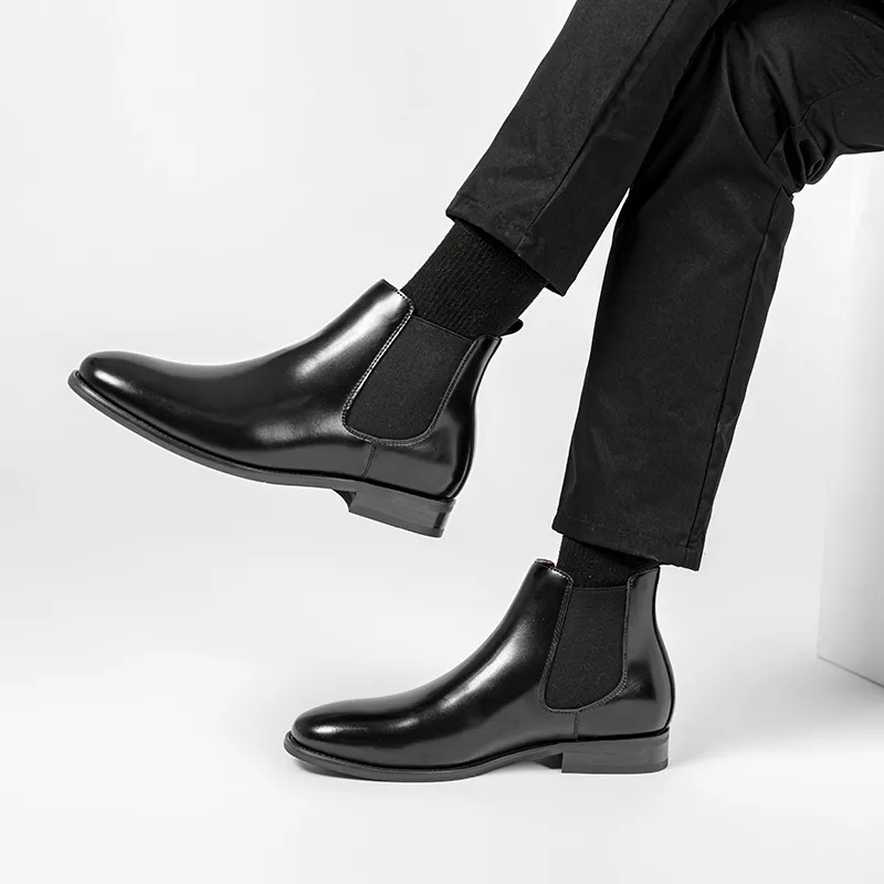 WEISHIBANGWEI Chelsea Boots Men's-3
