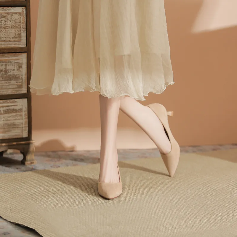 WEISHIBANGWEI Slim Heel High Heels Women's-10