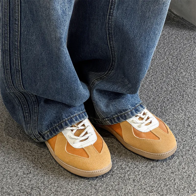 WEISHIBANGWEI Skateboard Shoes Unisex Yellow-5