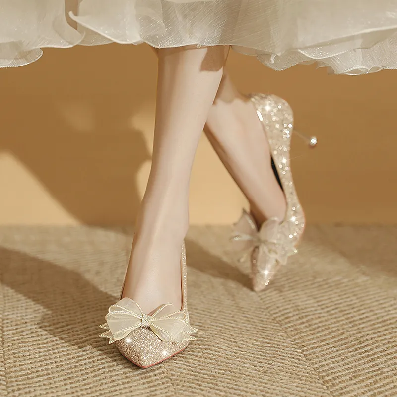 WEISHIBANGWEI Slim Heel High Heels Women's-2