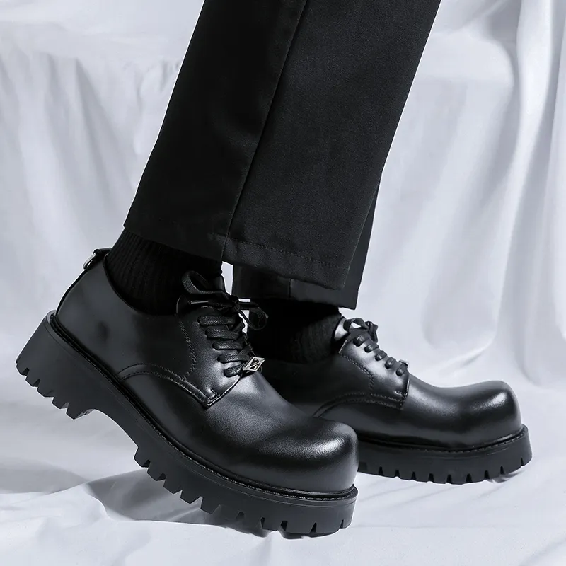 Casual Dress Shoes Suitable For Various Occasions Men's Classic Black-11