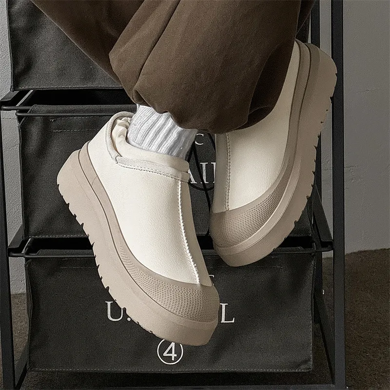 WEISHIBANGWEI Warm Slip Resistant Ankle Length Snow Boots Unisex-9