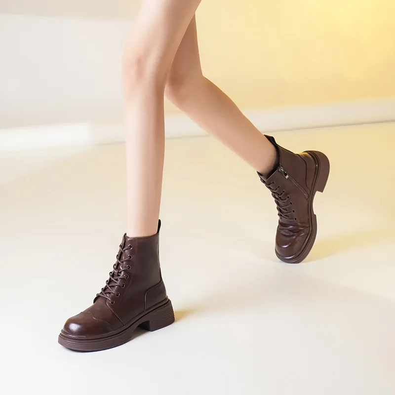WEISHIBANGWEI Short Martin Boot Women's-5