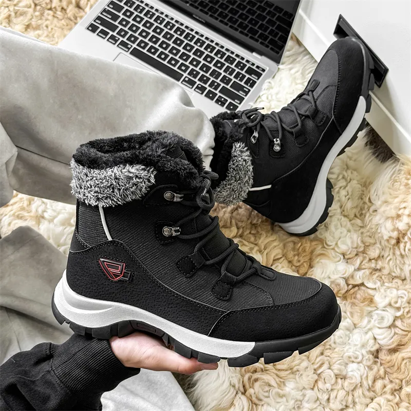 WEISHIBANGWEI Warm Anti Slip And Wear Resistant Short Snow Boots Unisex-2