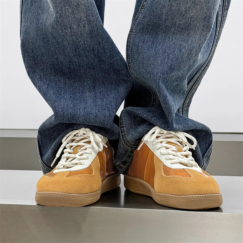 WEISHIBANGWEI Skateboard Shoes Unisex Yellow-3