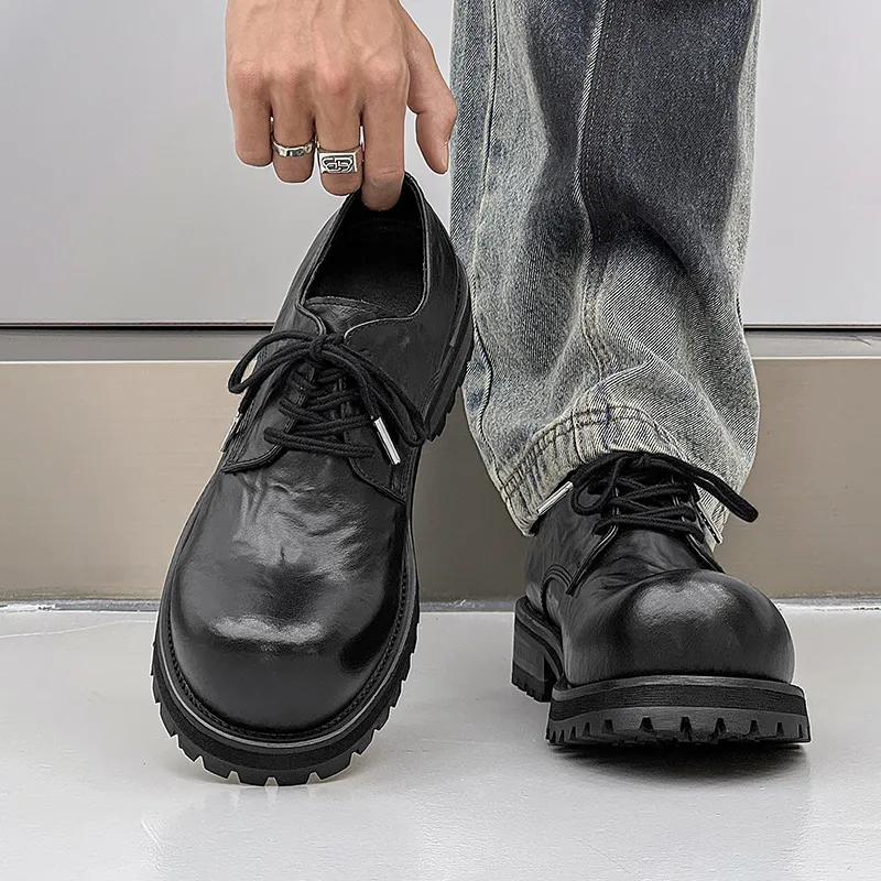 WEISHIBANGWEI Casual Shoes Men's Black-2