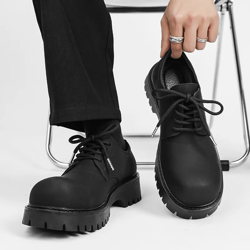 WEISHIBANGWEI Casual Shoes Men's Black-7