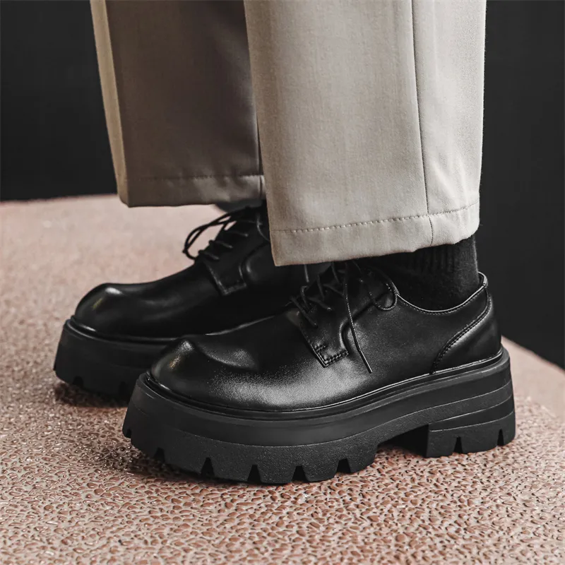 WEISHIBANGWEI Casual Shoes Men's Black-4