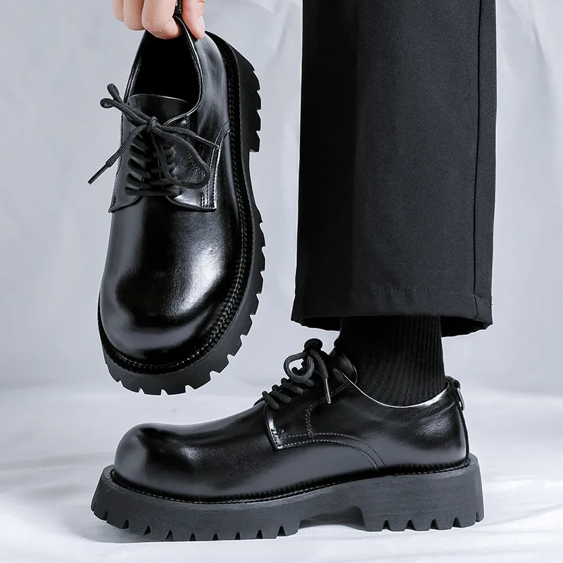WEISHIBANGWEI Casual Shoes Men's Black-3
